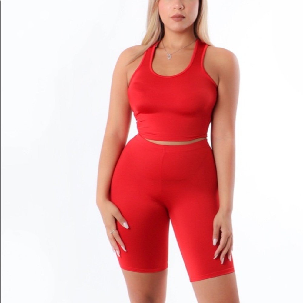 Red two piece set